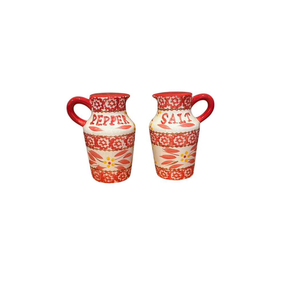 Temp-tations Old World Red Salt and Pepper Shakers